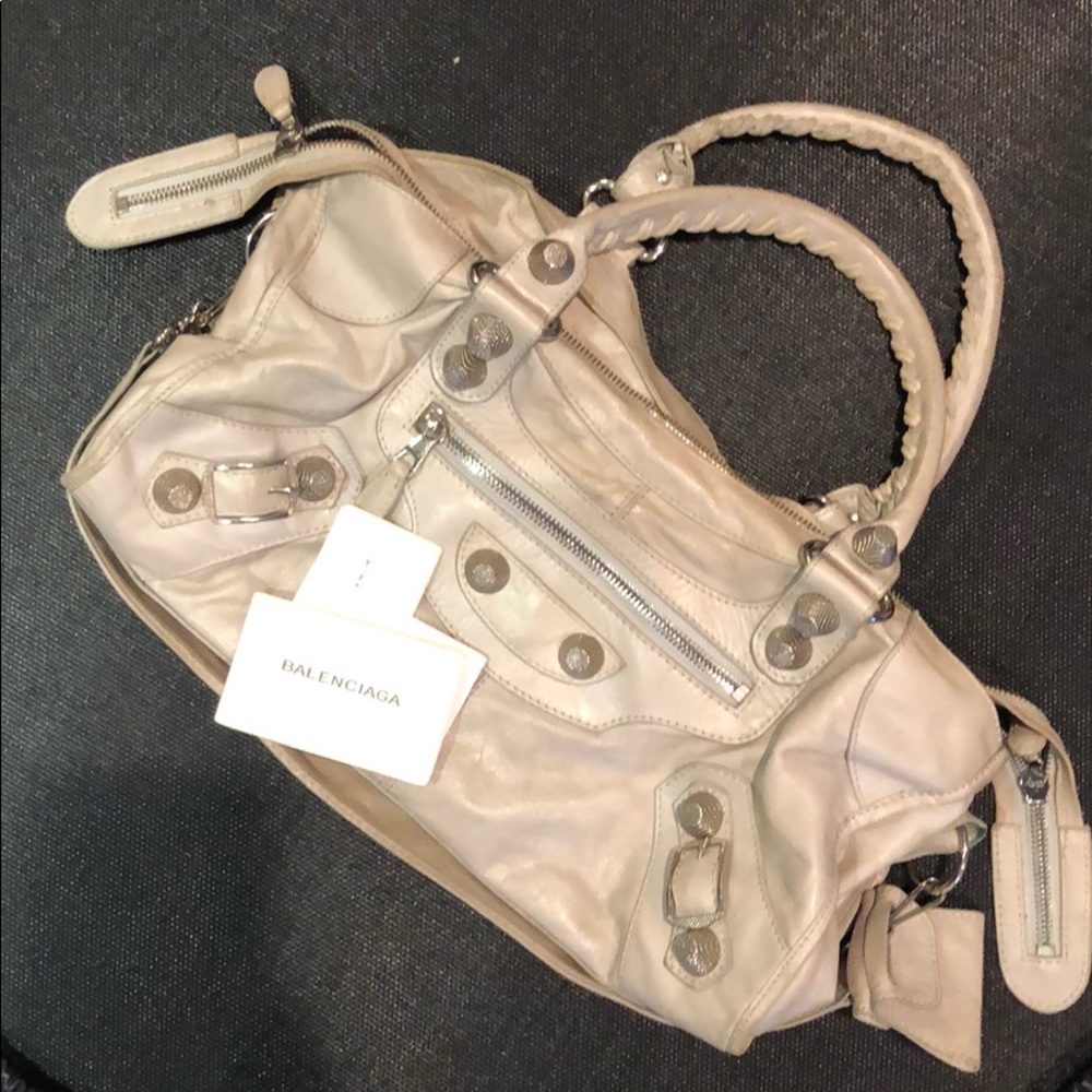 Balenciaga Beige Shoulder Bag